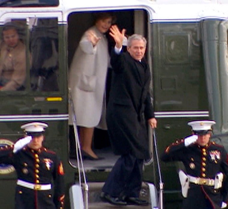 Image: George W. Bush departs