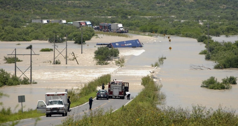Image: flooded highway