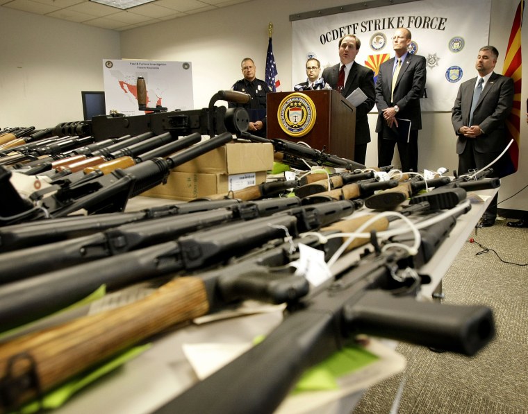 Image: Seized weapons