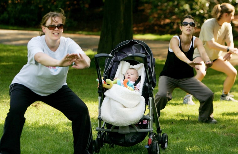 Image: Moms get in shape with Powerpramming