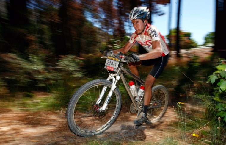 Image: 2010 Cape Epic mountain bike race in Ceres, South Africa