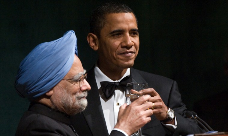 Image: President Barack Obama, Manmohan Singh