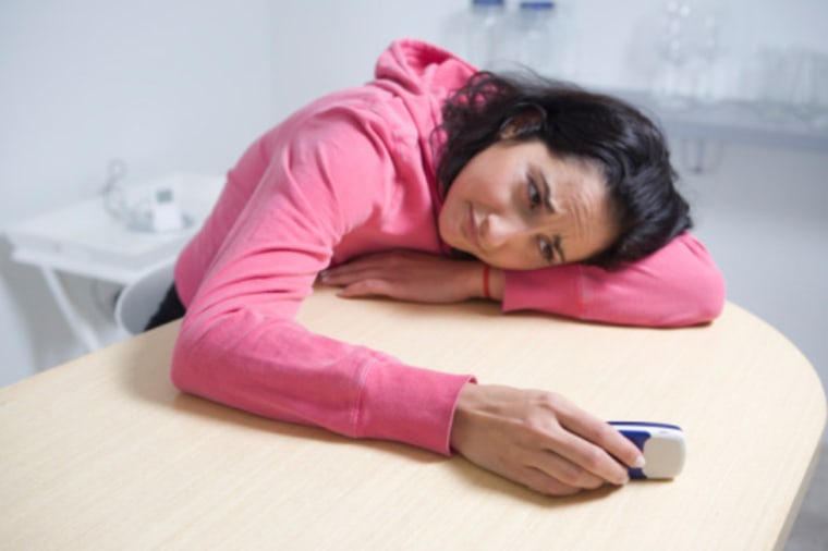 Image: woman waiting for call