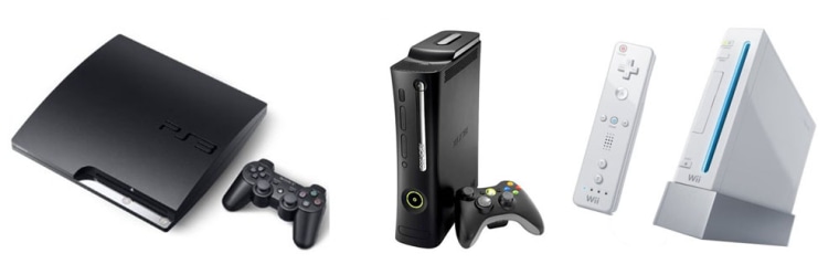 First, Sony introduced the PlayStation 3 Slim and announced a $100 price cut, now Microsoft follows suit with a $100 price cut for the Xbox 360 Elite, center. Is a Wii price cut coming too?