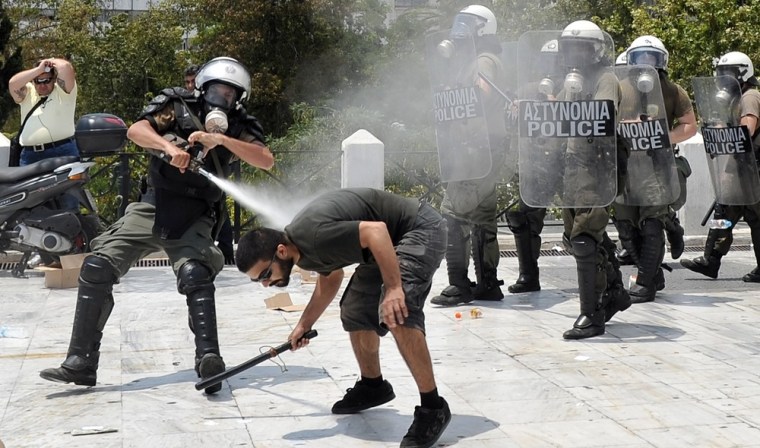 Image: Greece protests