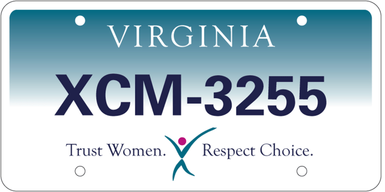 Image: Virginia license plate