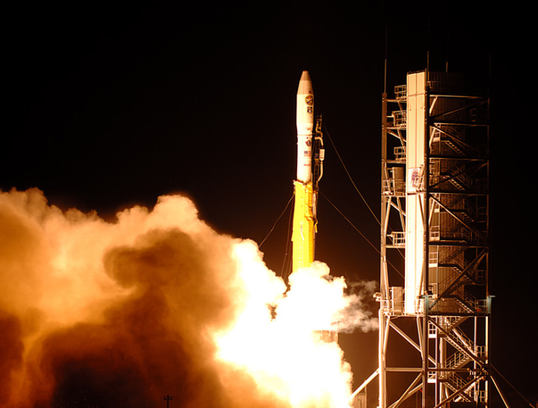 An Orbital Minotaur IV rocket launches from Vandenberg Air Force Base. More intercontinental ballistic missiles are being refurbished for use to launch science experiments. 