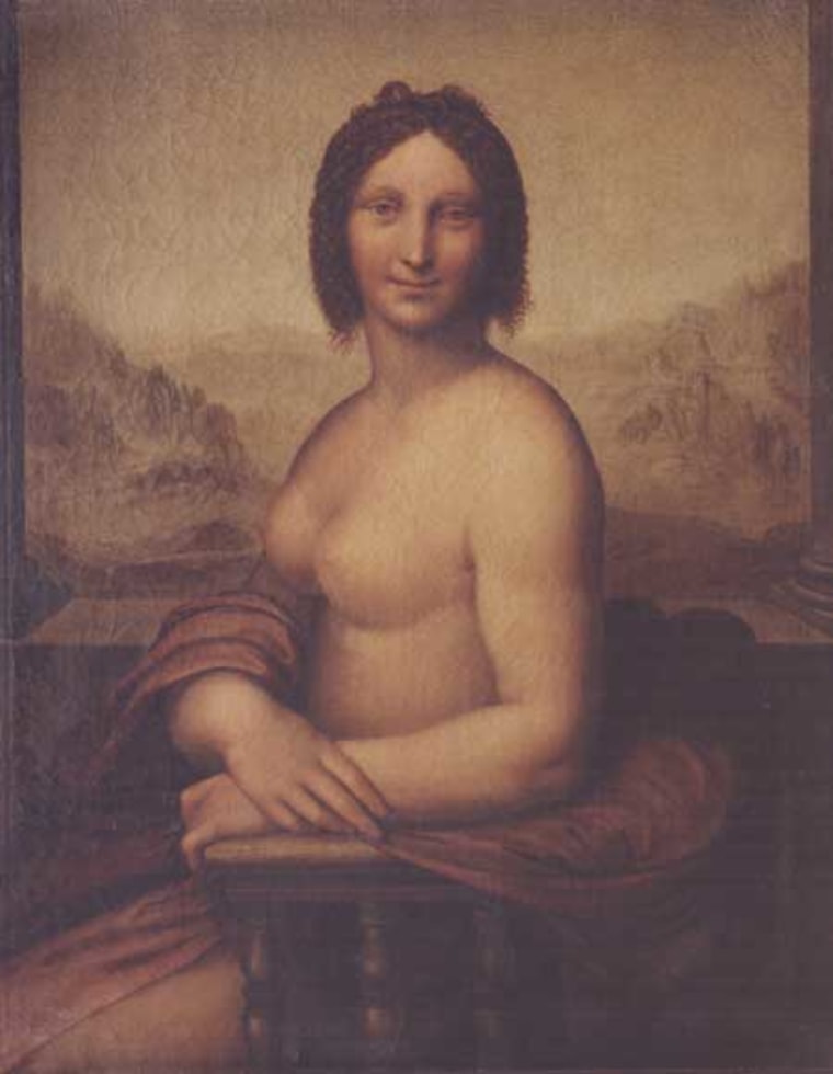 760px x 980px - Nude, Mona Lisa-like painting surfaces