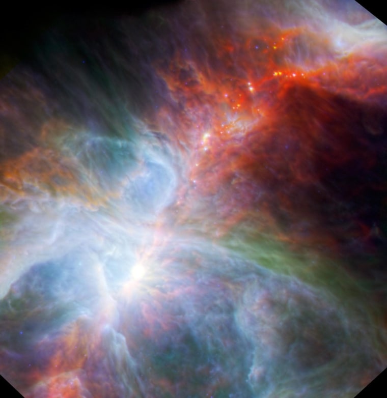 Image: Orion's rainbow of infrared light