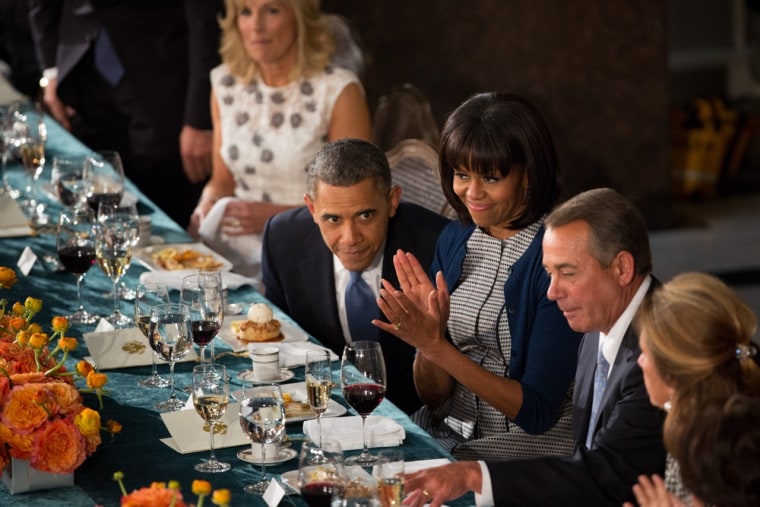 Image: Barack Obama Attends The Inaugural Luncheon