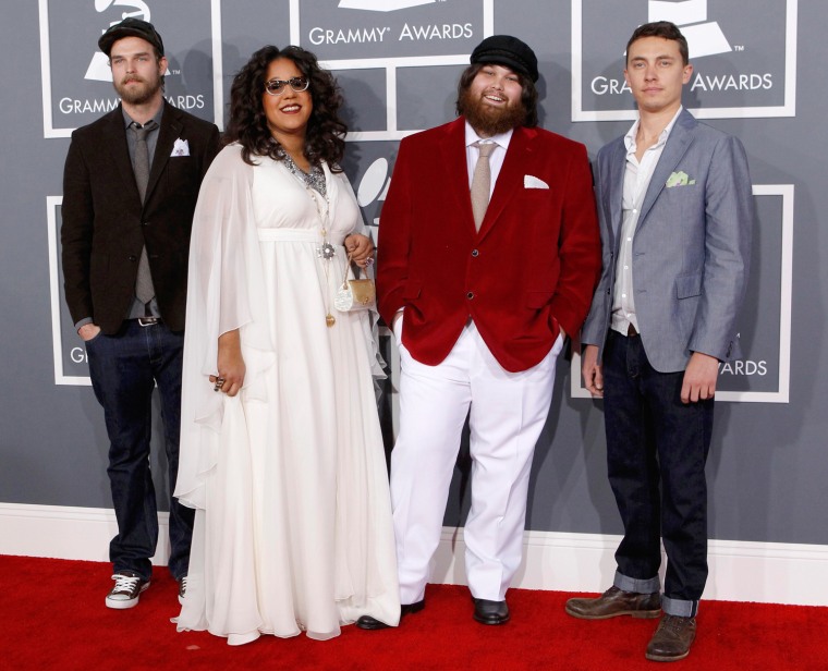 Image: Rock band Alabama Shakes arrives at the 55th annual Grammy Awards in Los Angeles