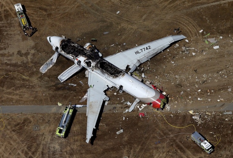 Image: BESTPIX  Boeing 777 Crashes At San Francisco Airport