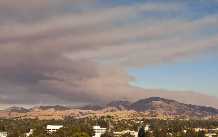 Image: Fire on Mount Diablo
