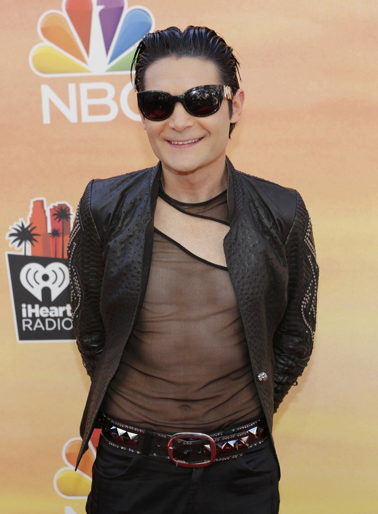 Image: Actor Corey Feldman arrives at the iHeartRadio Music Awards in Los Angeles