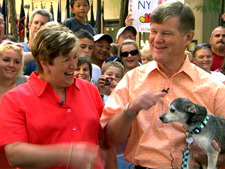 Image: Couple with their dog