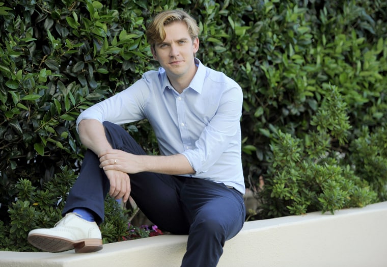 Image: Actor Dan Stevens from the TV series "Downton Abbey"