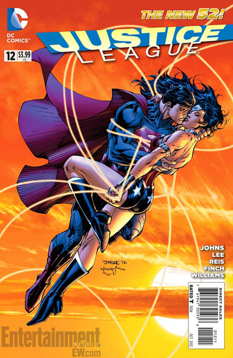 Superman Wonder Woman Romance Rocks Dc Comics 