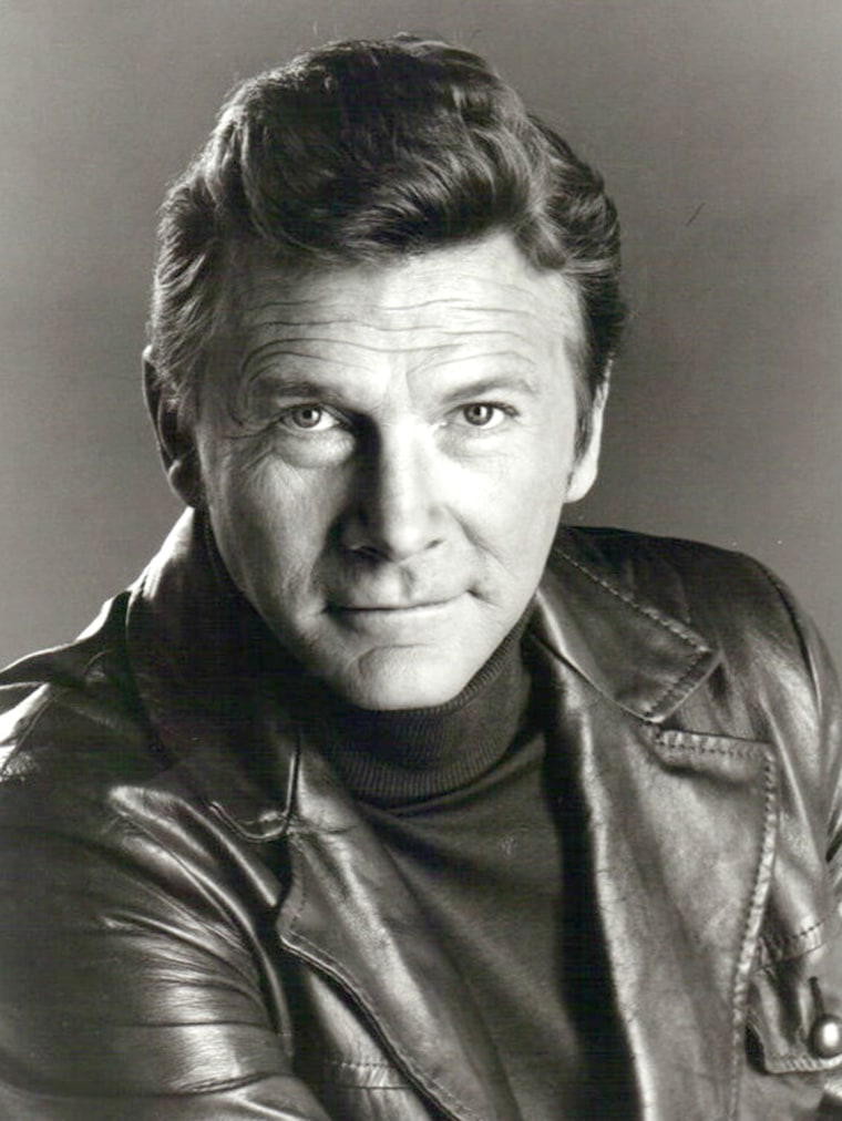 American actor Steve Forrest in a promotional portrait for the TV series 'S.W.A.T.', 1975. (Photo by Silver Screen Collection/Getty Images)
