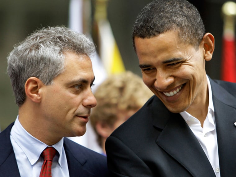 Image: Barack Obama, Rahm Emanuel
