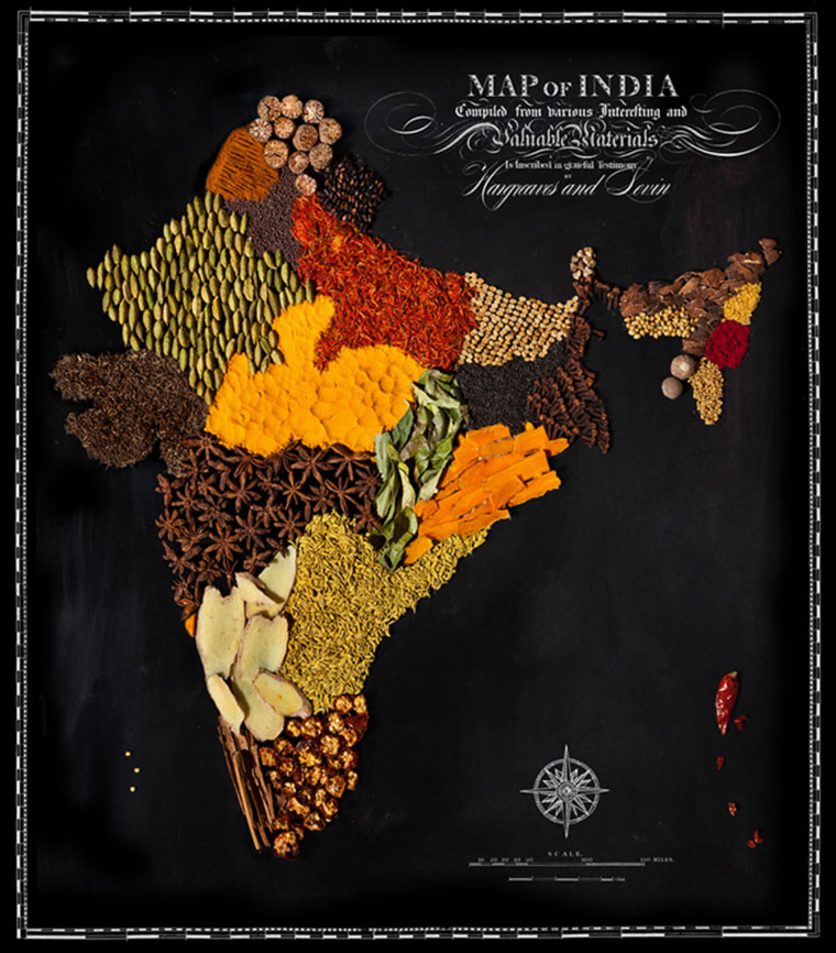 India is made up of delectable spices.