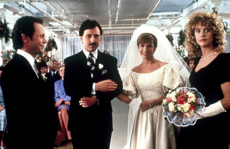 Image: WHEN HARRY MET SALLY..., Billy Crystal, Bruno Kirby, Carrie Fisher, Meg Ryan, 1989, (c) Columbia/cou