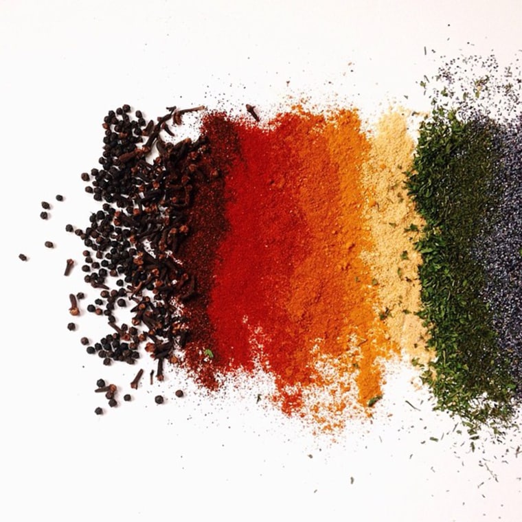 Spice gradients v.2 #foodgradients