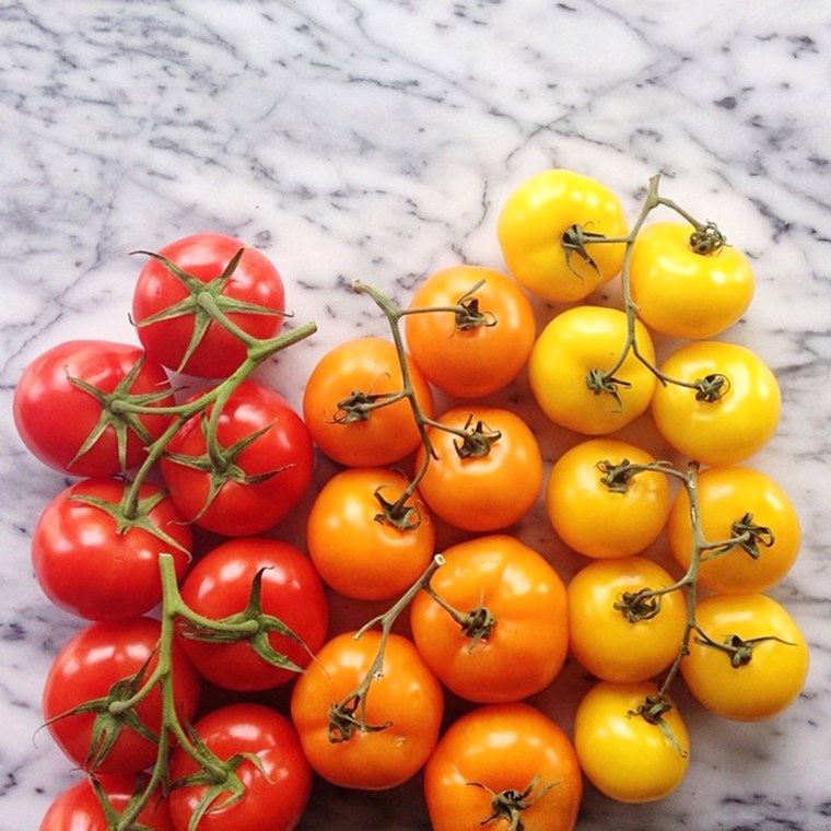 On the vine tomato gradients. #foodgradients