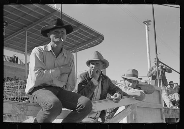 Cattleman at the Imperial County Fair, California 1942