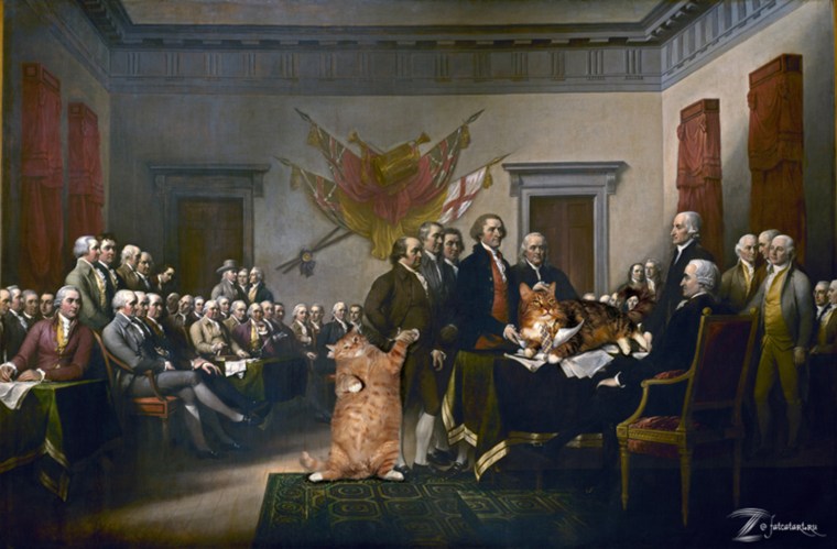 The original Declaration of Independence revealed!
John Trumbull, Declaration of Independence