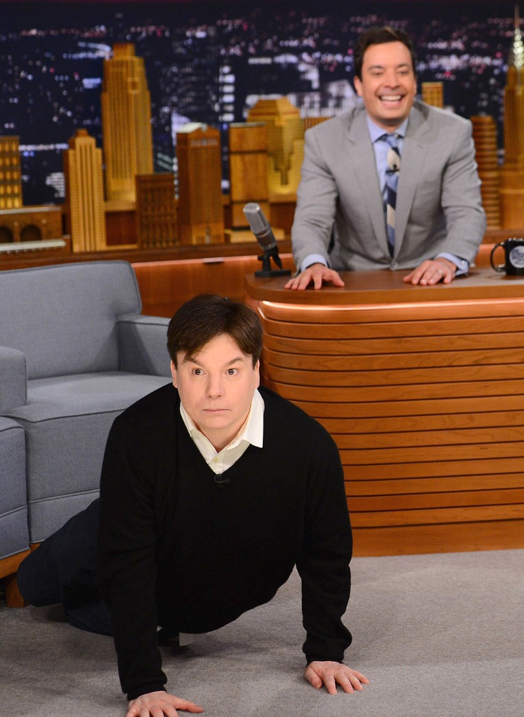 Image: Mike Myers Visits \"The Tonight Show Starring Jimmy Fallon\"
