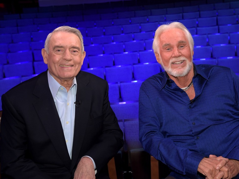 Image: Kenny Rogers Visits \"The Big Interview With Dan Rather\"