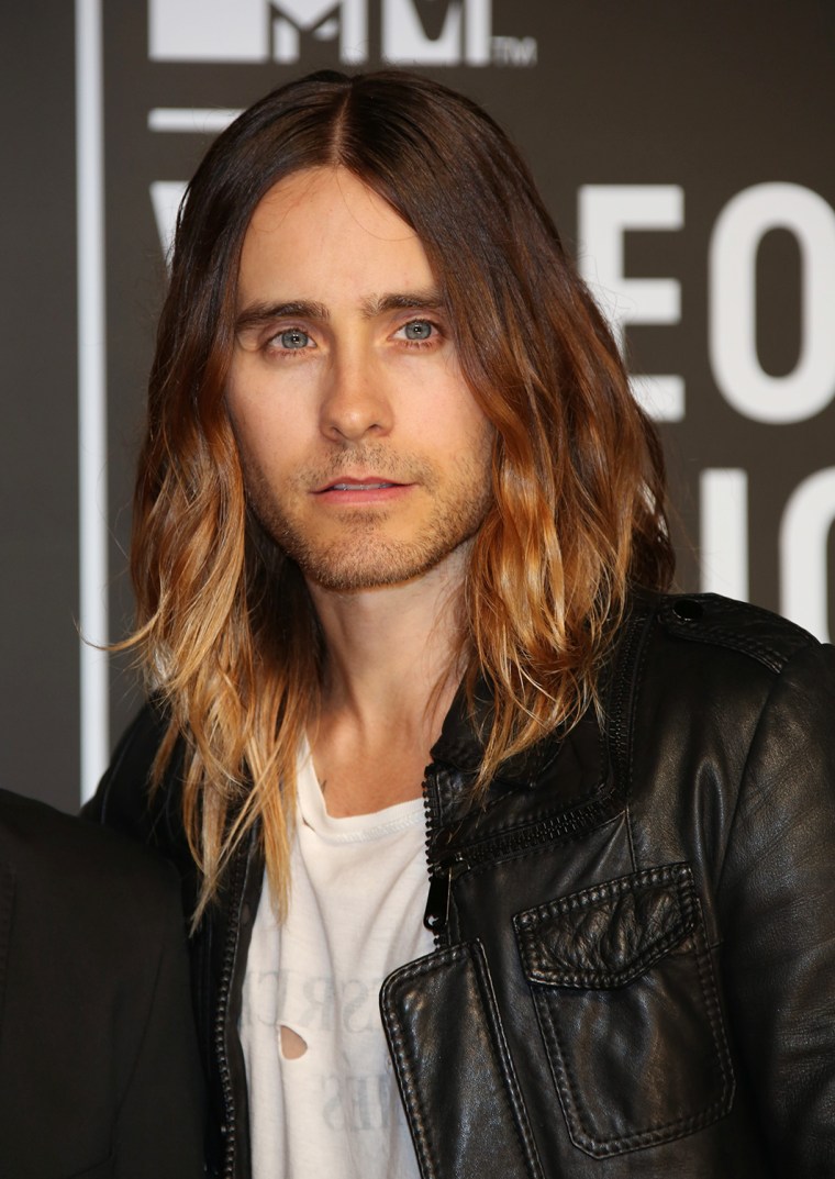 US singer and actor Jared Leto arrives on the red carpet for the MTV Video Music Awards at the Barclays Center in Brooklyn, New York, USA, 25 August 2013. Photo by: Hubert Boesl/picture-alliance/dpa/AP Images