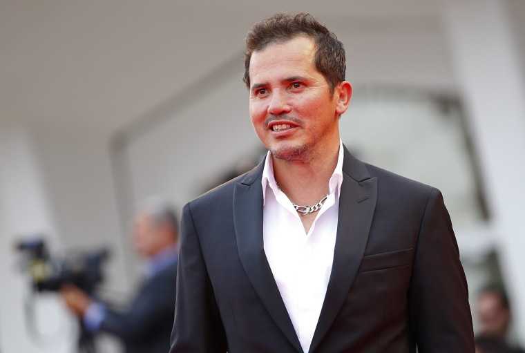 Image: Cast member Leguizamo attends the red carpet for the movie \"Cymbeline\" at the 71st Venice Film Festival