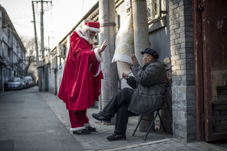 Image: TOPSHOTS-CHINA-LIFESTYLE-CHRISTMAS