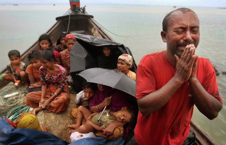 Image: fled Myanmar to Bangladesh
