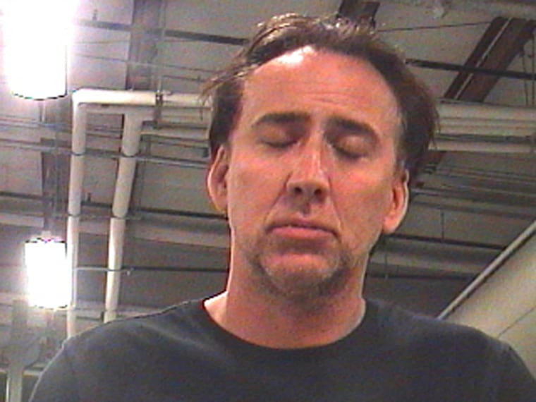 Nicholas Cage arrested for domestic abuse in New Orleans - mugshot