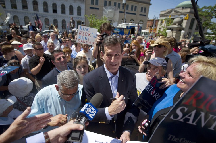 Rick Santorum Announces Run For Republican Presidential Nomination