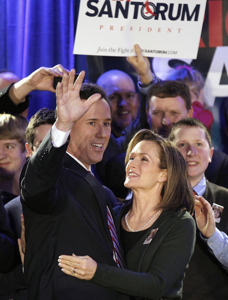 Image: Rick Santorum, Karen Santorum