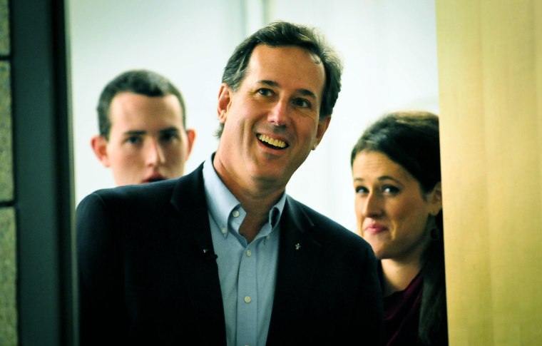 Image: Rick Santorum in Minnesota