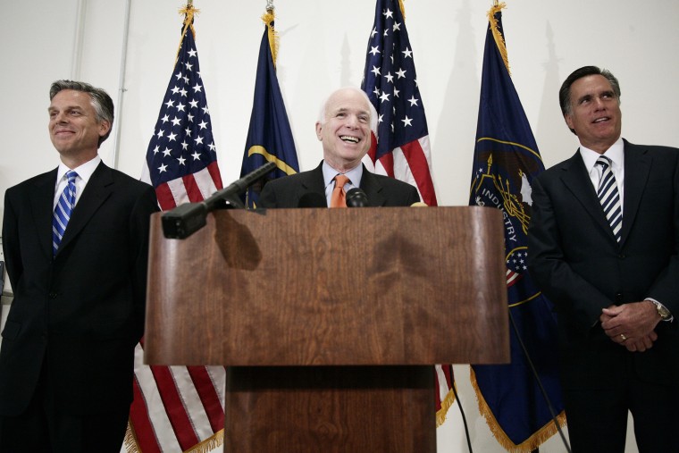 John McCain And Mitt Romney Meet In Salt Lake City