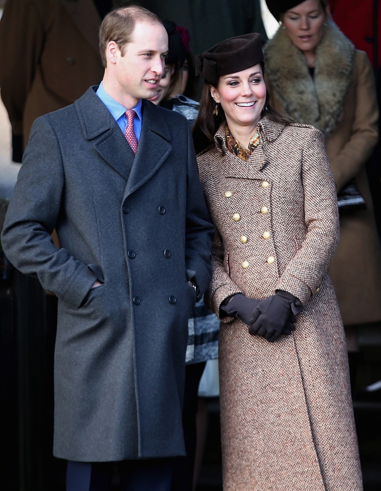 Image: The Royal Family Attend Church On Christmas Day