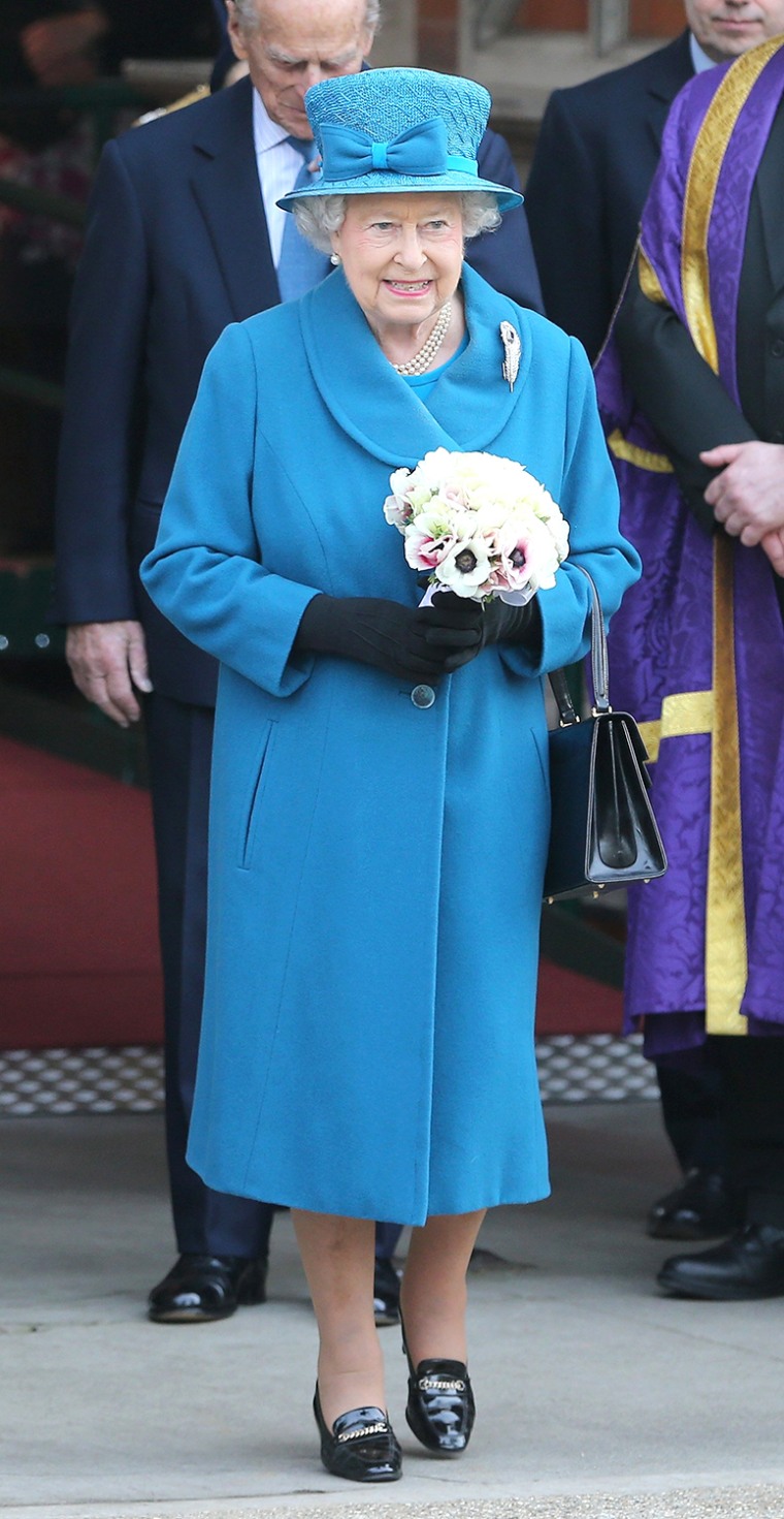 Image: The Queen And Duke Of Edinburgh Visit Royal Holloway