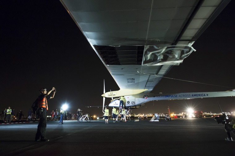 Image: Solar Impulse flight across America final leg