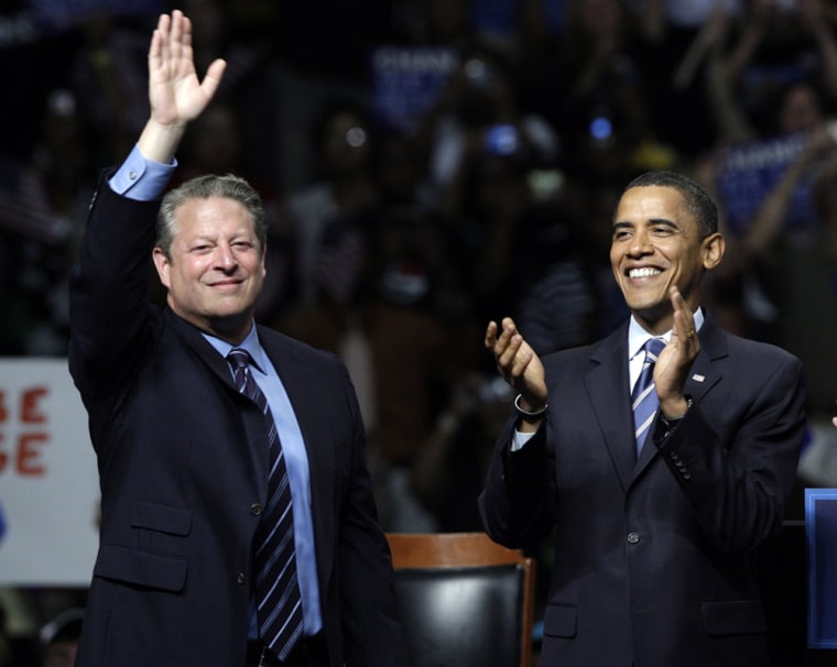 Barack Obama Al Gore