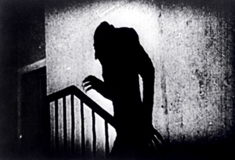 Nosferatu (1922)F.W. Murnau's German silent classic is the original and some say scariest DRACULA adaptation, taking Bram Stoker's novel and turning it into a haunting, shadowy dream full of dread. Count Orlok, the rodentlike vampire frighteningly portrayed by Max Schreck, is perhaps the most animalistic screen portrayal of a vampire ever filmed. The design was copied by Werner Herzog in his 1979 remake and by Tobe Hooper for his telefilm of Stephen King's SALEM'S LOT that same year. Names had to be changed from the novel when Stoker's wife charged his novel was being filmed without proper permission. Running times vary depending upon versions of the film. NOSFERATU is an eerie, menacing film that should not be missed.