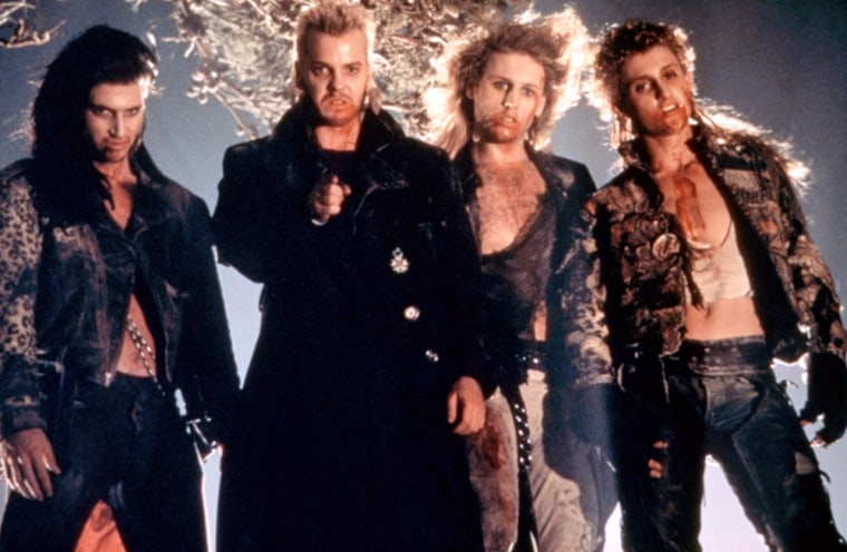 The Lost Boys (1987) A group of teenage vampires attempts to recruit a new member who is not quite so certain about the trouble he is getting into.