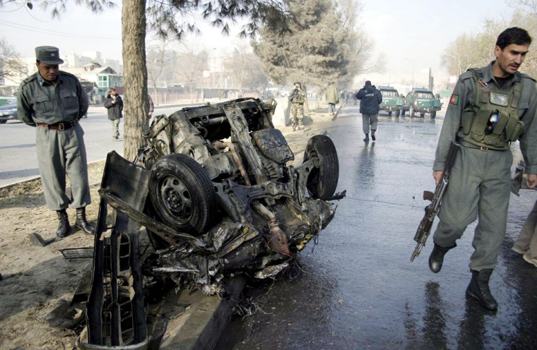 Suicide car bomb attack in Kabul