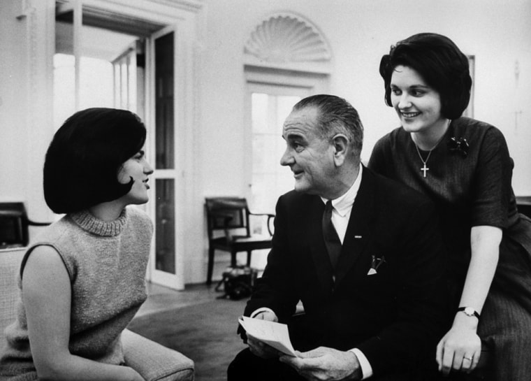 Lyndon B. Johnson;Lynda Bird Johnson;Lucy Baines Johnson