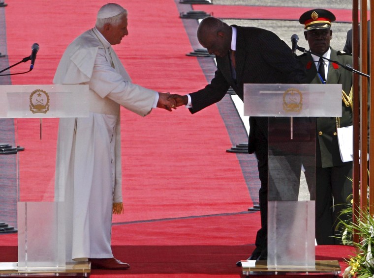 Pope Benedict XVI in Angola