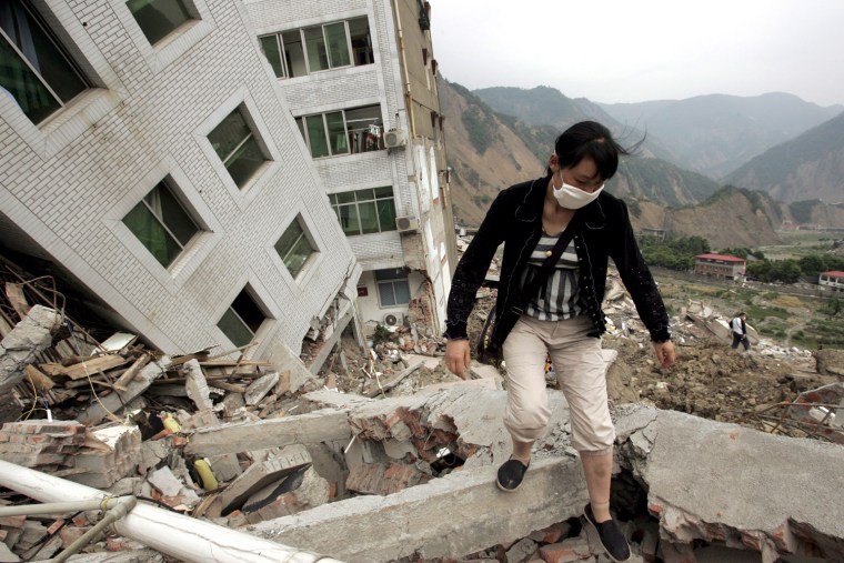 Earthquake disaster in southwest China
